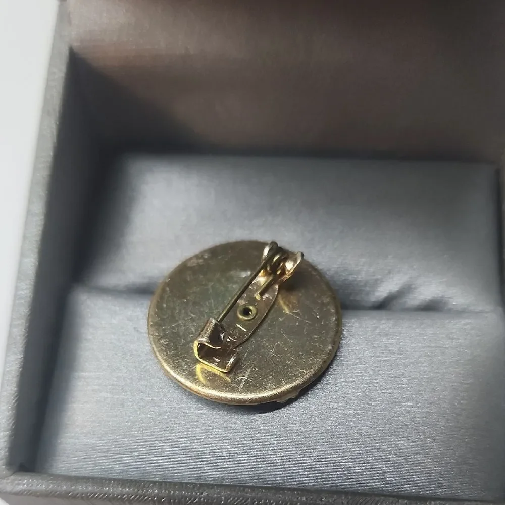 Vintage Seek God Pin Brooch
